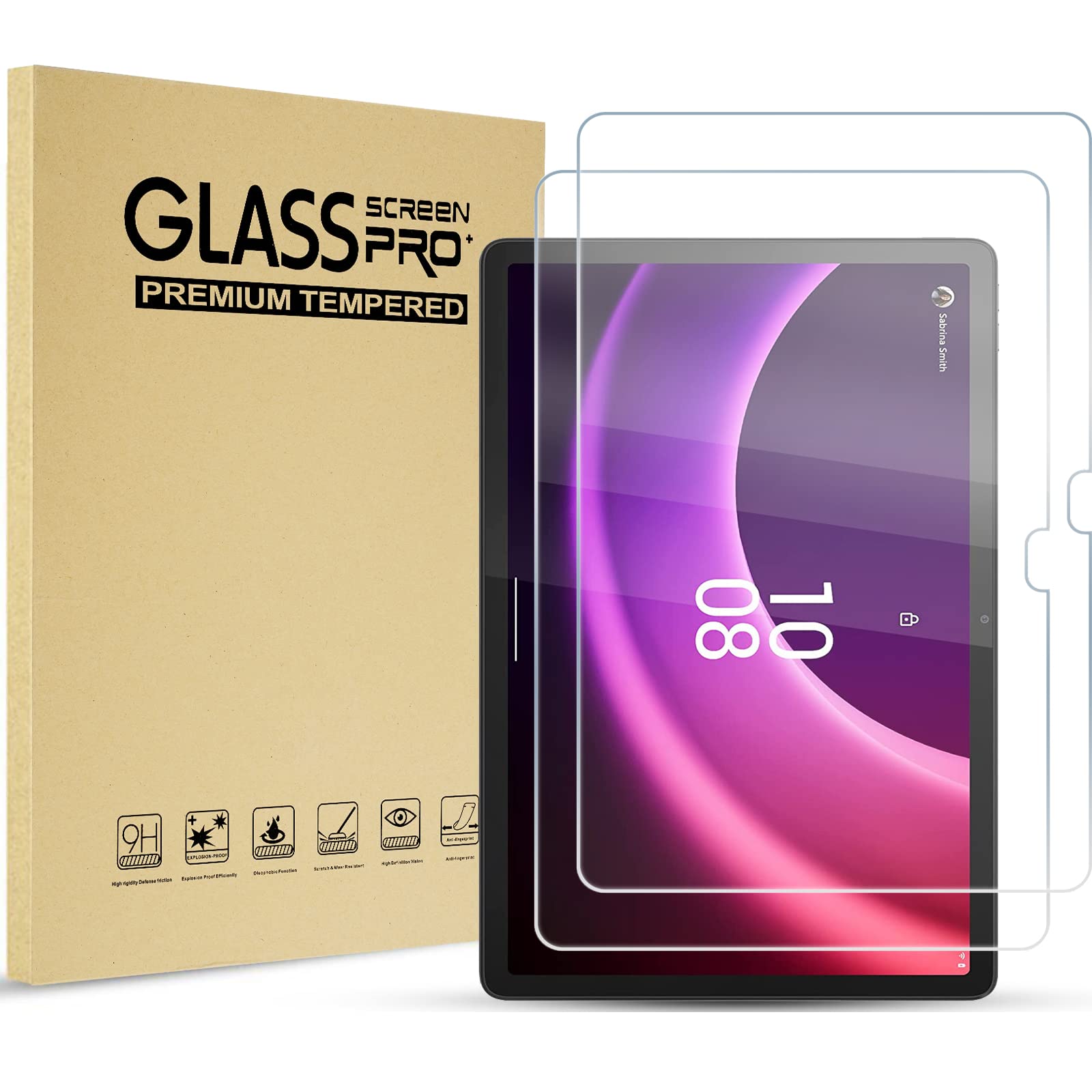Amazon.com: ProCase 2 Pack Screen Protector for Lenovo Tab
